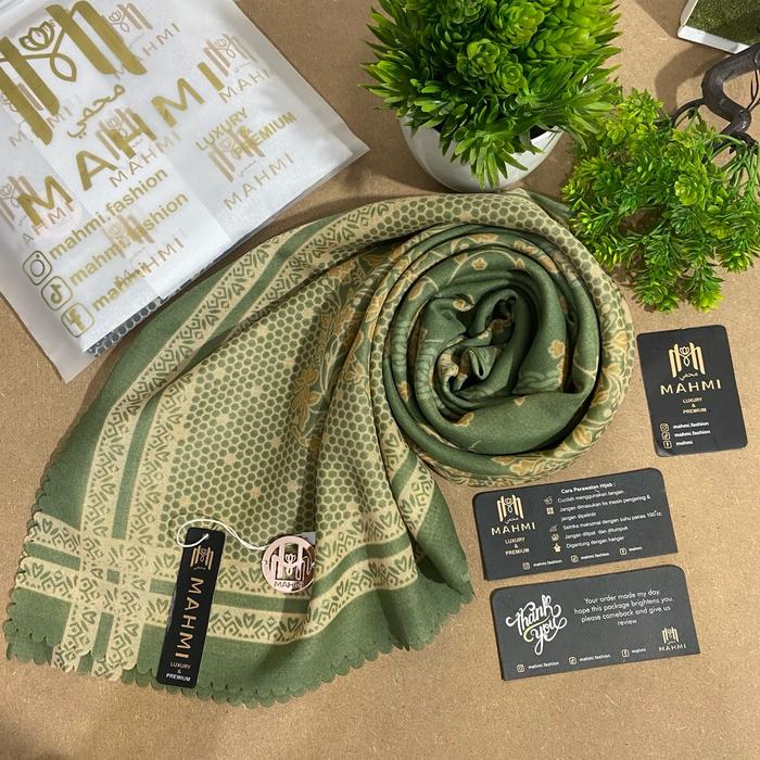 Hijab voal premium motif terbaru hijab segi empat warna sage
