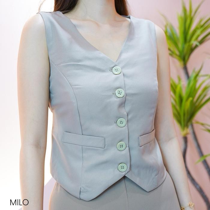 Femme Sleek Vest Atasan Casual