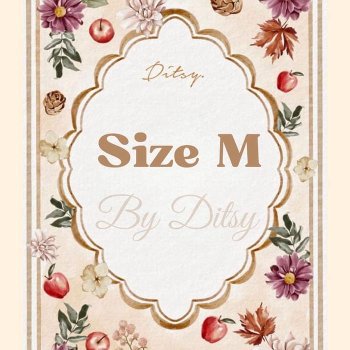 Gamis ditsy size M edisi terbaru  2026