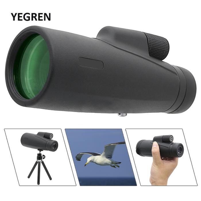 12X50 Monocular Telescope Waterproof Monocular Coated Lens Monocular