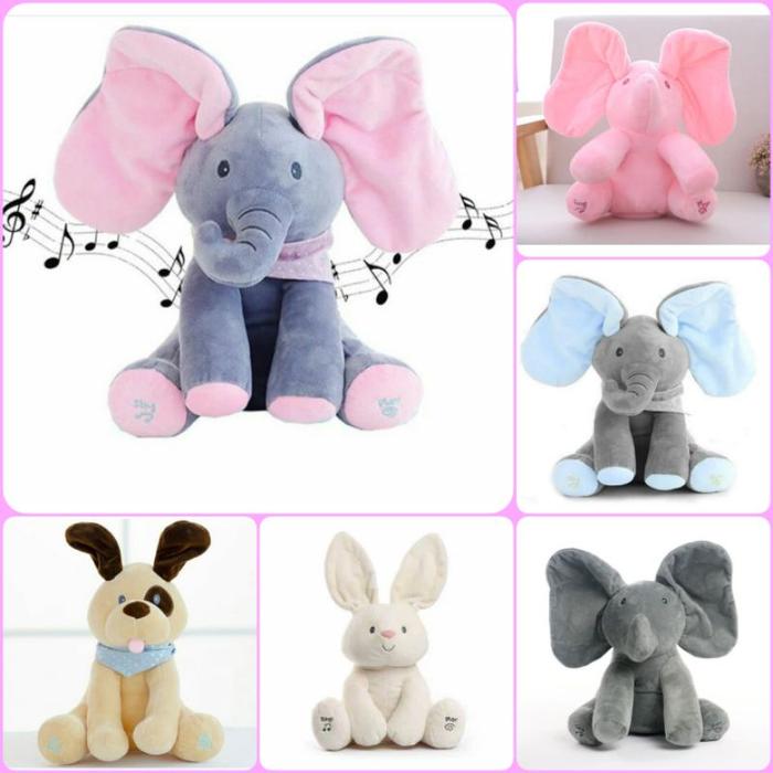 [hero] Mainan Anak - Boneka Lucu - Boneka Cilukba - Boneka Musik Animal Dolls Toys