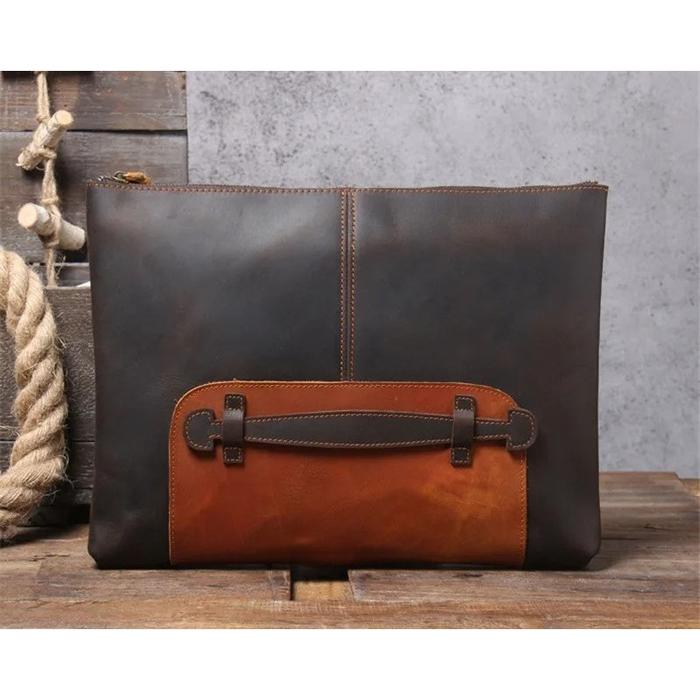 Tas Tangan Kulit Asli - Cover Ipad/Laptop