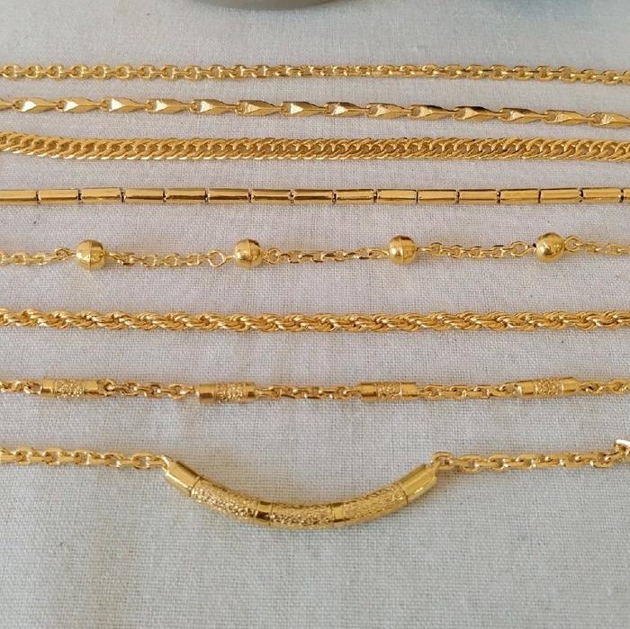 gelang tangan rantai cantik tembaga lapis emas / gelang rantai wanita lapis emas / gelang rantai lap