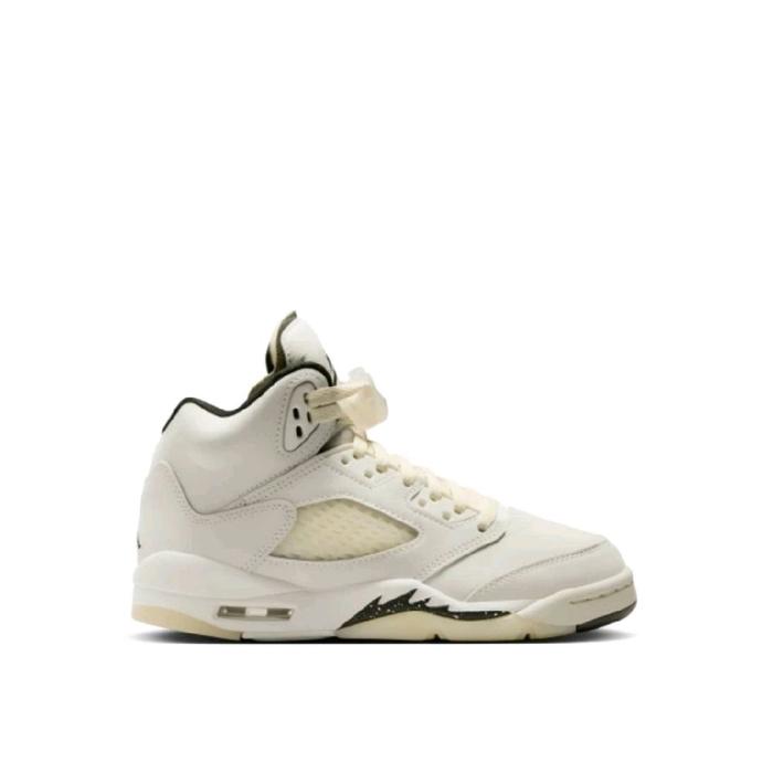 Nike Air Jordan 5 Retro SE (GS) Sail Black - Coconut Milk
