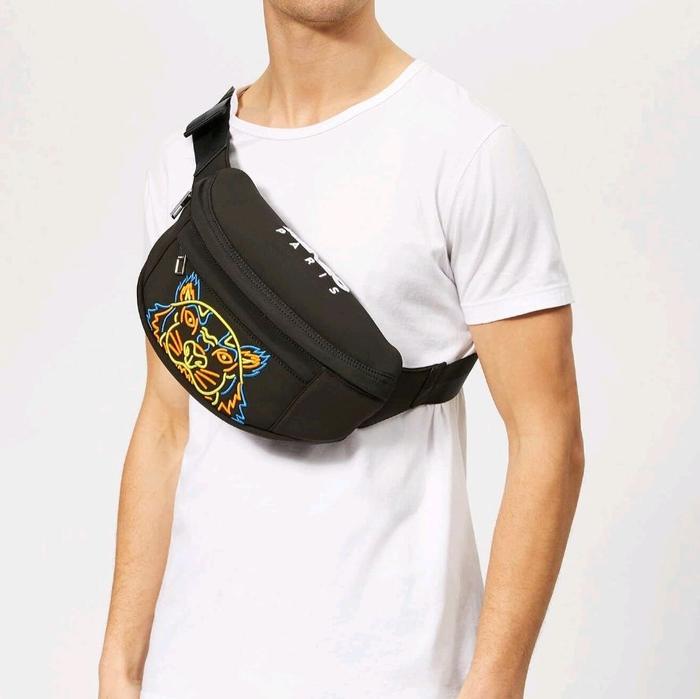 original kenzo tiger. tas pungung waistbag pria.keren