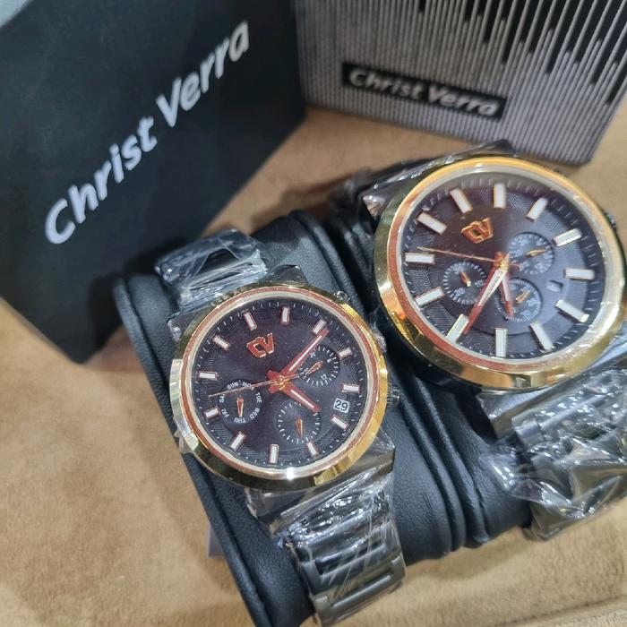 Jam Tangan Couple Christ Verra C71116G-19 Original Garansi 2 Tahun