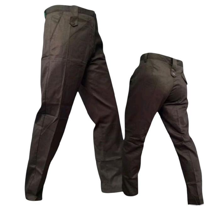 Celana Pria Model Panjang Terbaru Celana Kerja Harian Bahan Drill Celana Dinas Karyawan Instansi For