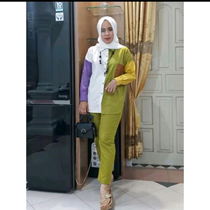set celana by nooz 9984 Setelan Baju