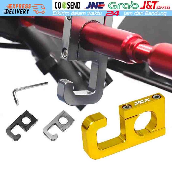 3 Warna Gantungan Hook Barang Di Stang Model PCX 150 PCX 160 Hook Motor Stang