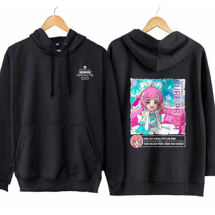Jaket hoodie jumper infinite CURE PRISM NIJIGAOKA MASHIRO - PRETTY CURES material cotton fleece