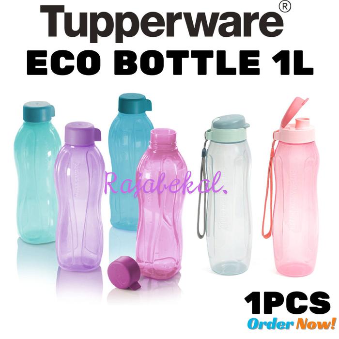 [BIG SALE] PROMO Tupperware Eco Bottle 1L Flip & Ulir Eco-Friendly