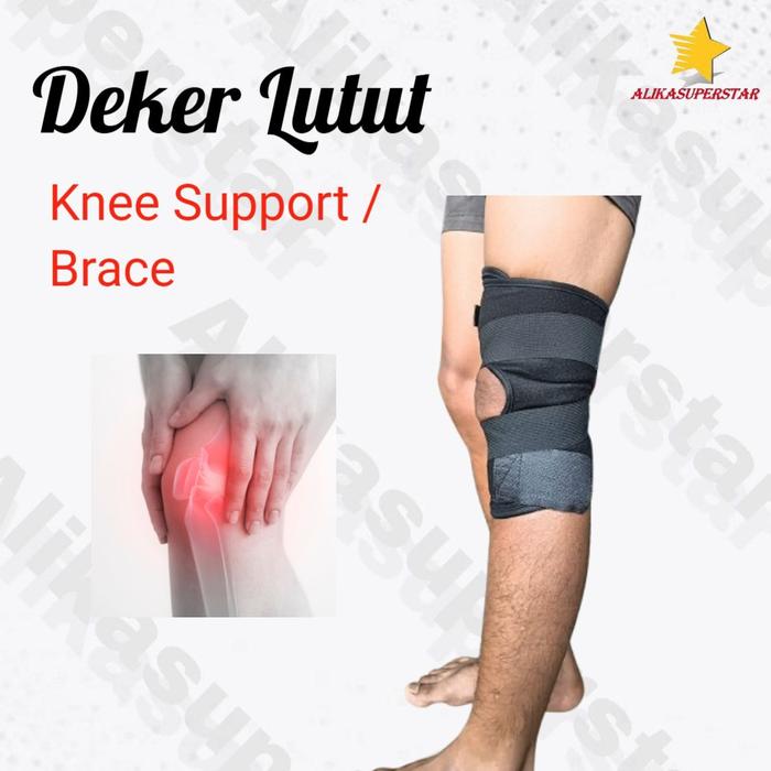 Deker Lutut Kompresi ||| Lutut Knee Support Brace