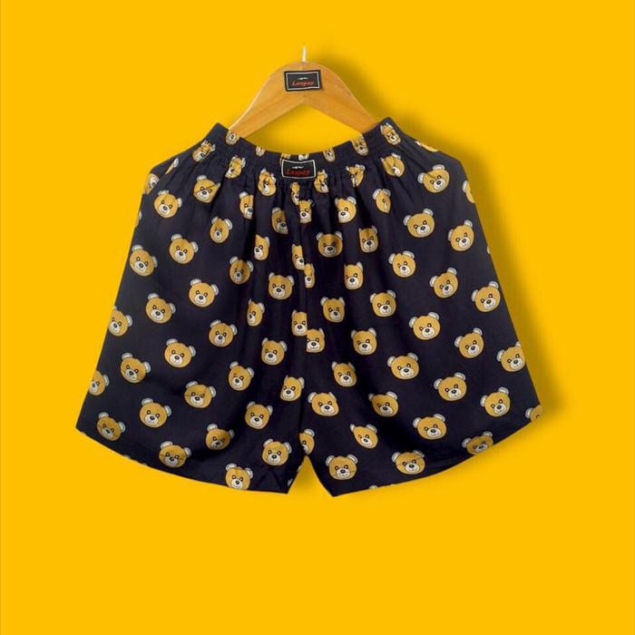 BOXER LOOPAY MOTIF KOALA Unisex Pria Wanita Shorts Celana Pendek Distro Santai Dewasa