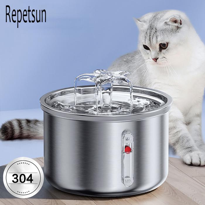 Dispenser air otomatis hewan, pengumpan air induksi pintar suhu