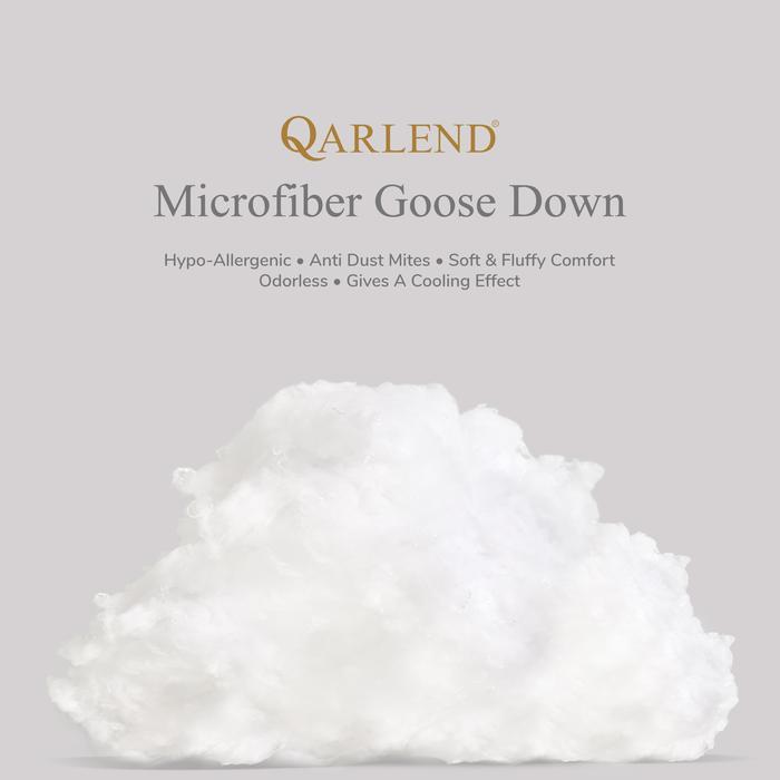 Microfiber Bulu Angsa Sintetis 100 gram - Qarlend - Isian Bantal Padat Empuk - Microfiber 100 gram