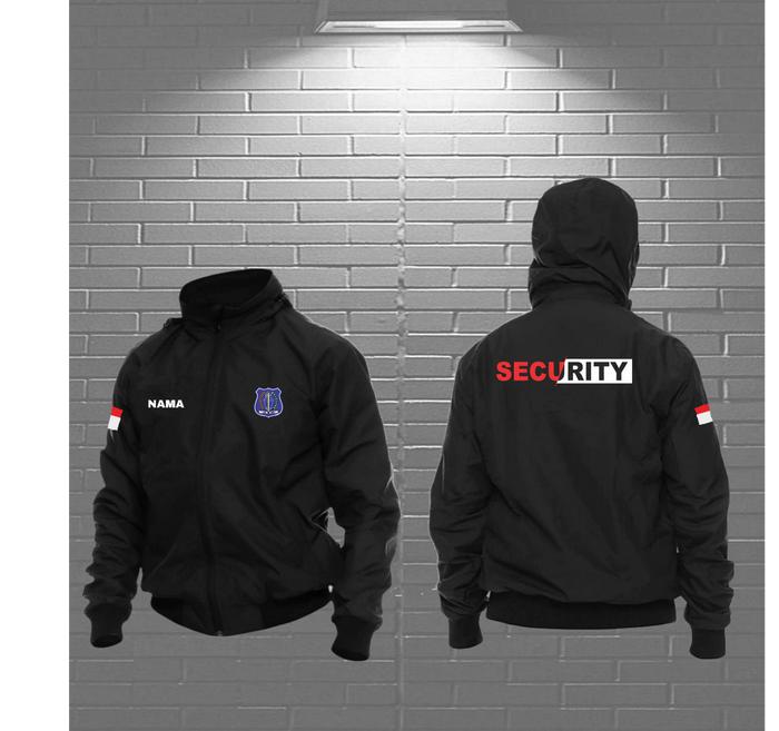 jaket security / jaket bomber security / security