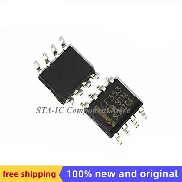 LF353DR LF353 SOP-8 New Original Free Shipping