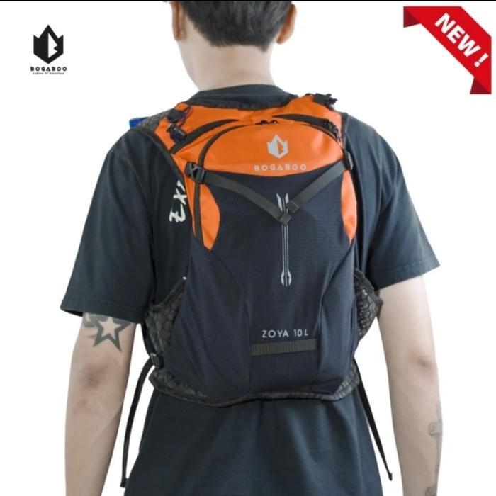 tas hydropack bag trail running lari zoya 10L bogaboo ultralight run hydro bag pack tas motor trail 