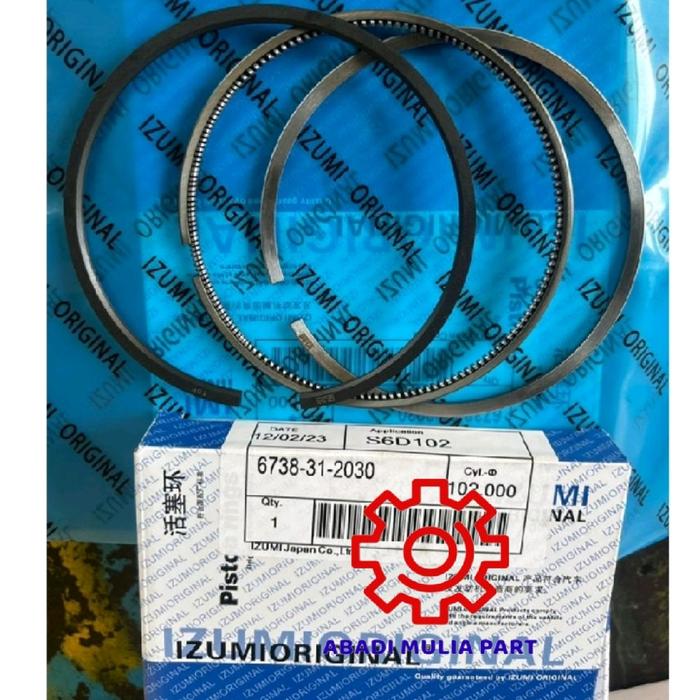 Ring Seher / Ring Piston Pc75UU-3 Engine 4D102 / Pc200-7 Engine 6D102  IZUMI Japan