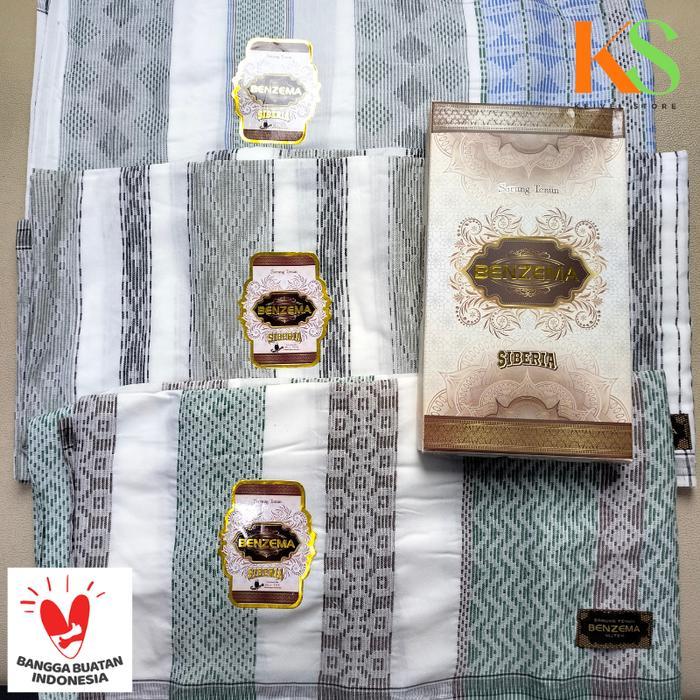 Sarung tenun Lebaran dewasa spesial edition asli BENZEMA black panther dan siberia
