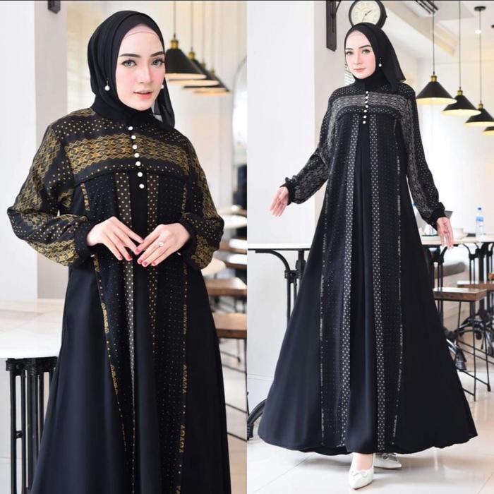 Gamis jetblack mix cosselea