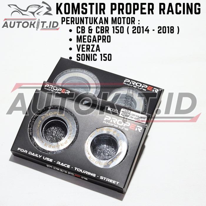 KOMSTIR PROPER RACING UNTUK MEGAPRO, SONIC 150, VERZA, CB 150R, CBR 150R 2014 - 2018