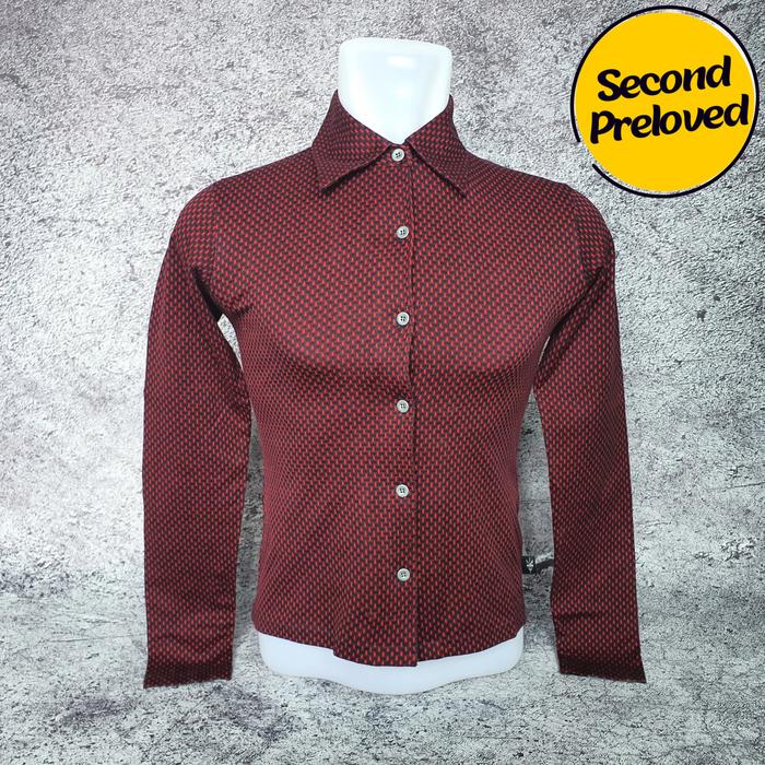 Baju Kemeja Anak CALVIN KLEIN JEANS CK - Size S / Lebar 42 cm - Original - Second
