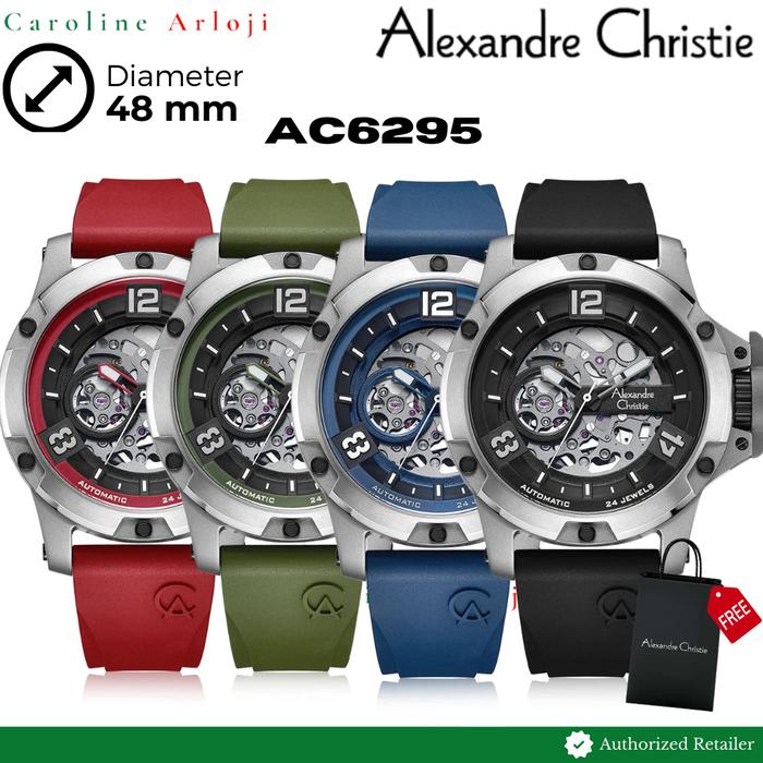 Jam Tangan Pria Alexandre Christie Automatic Titanium AC 6295MT / AC 6295MP / AC 6295 / AC6295 Origi
