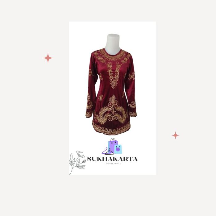 Baju Adat Minang bludru BAJU MINANG KORNELI/ BAJU DREES KHAS MINANG/BAJU BLUDRU MINANG