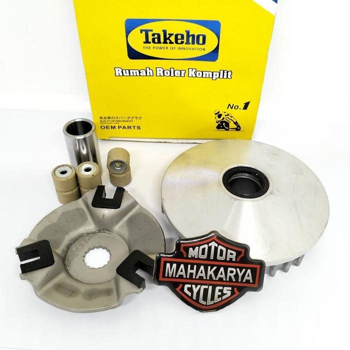 RUMAH ROLLER ASSY MIO KARBU MIO SMILE MIO LAMA KOMPLIT MERK TAKEHO