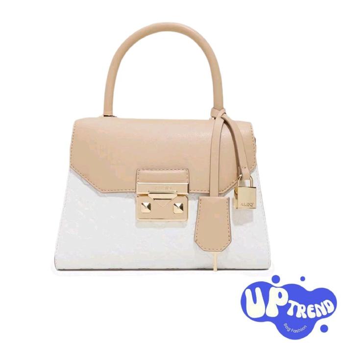 Aldo CRELLITA Top Handle Handbag Bag Wanita Original - White