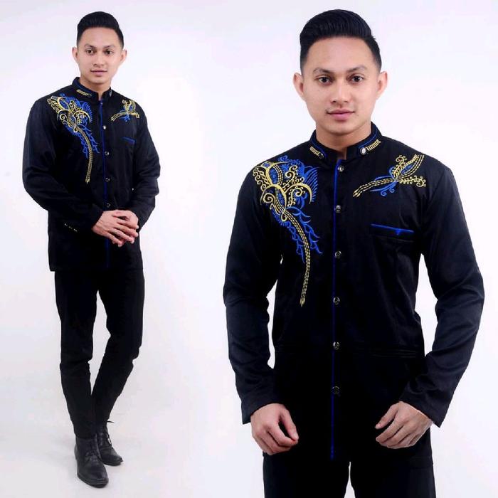 Jasko Bordir Pria Ukuran S M L Xl XXL