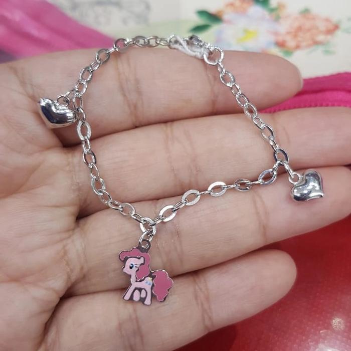 EKSLUSIF Gelang Tangan Kaki Emas Anak Little Pony Kuda MP 75%