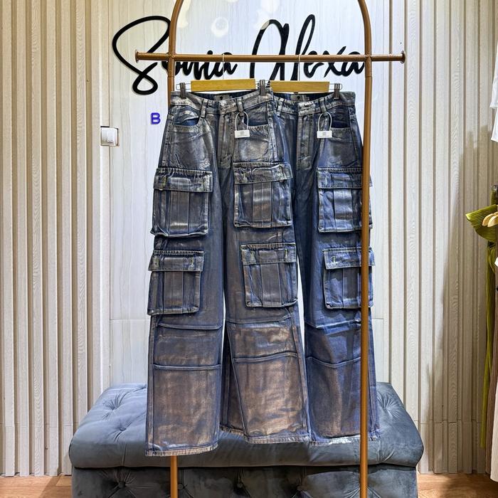 BACKUP JEANS IMPORT BKK SHIMMER CARGOO PREMIUM