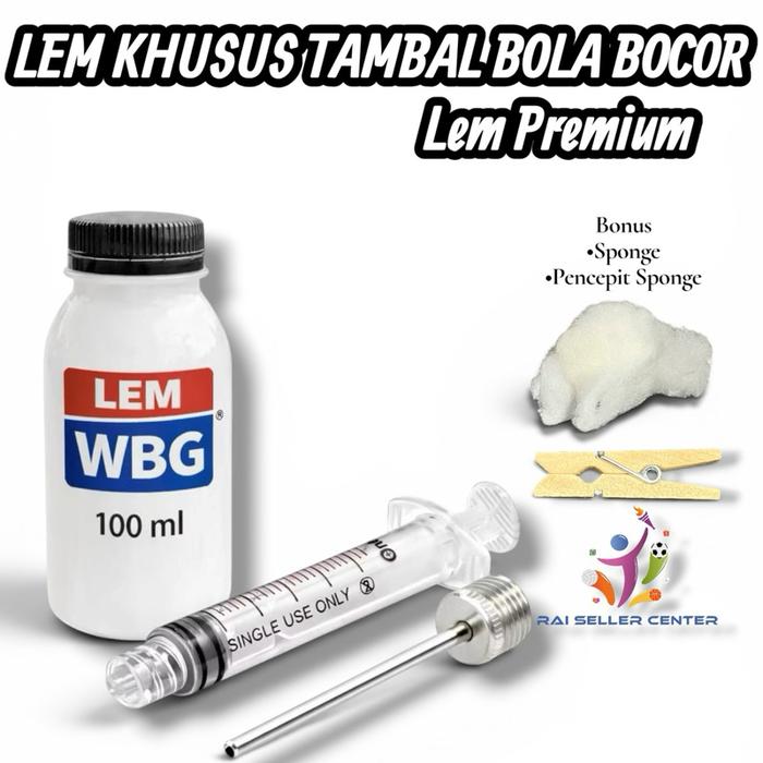 Lem WBG Lem Tambal Bola Bocor Super Premium Original WBG Ball untuk Perbaikan Bola Sepak