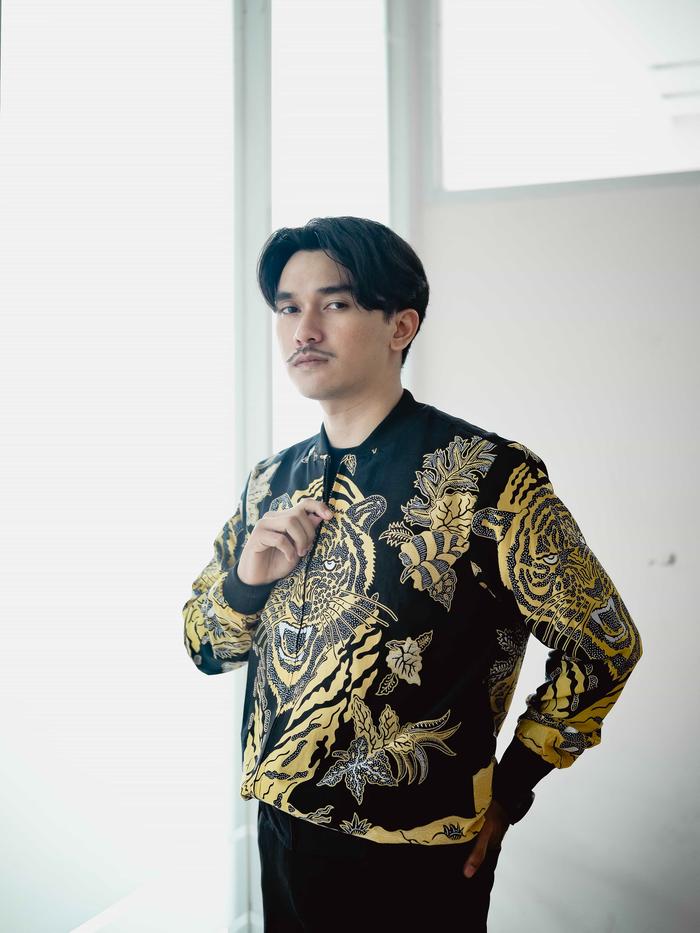 Jaket Bomber jaket batik pria jaket batik Motif Macan