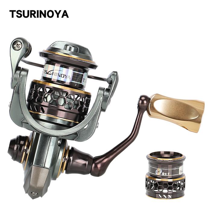 TSURINOYA Jaguar 1000 2000 3000 Long Casting Double Spool Stainless