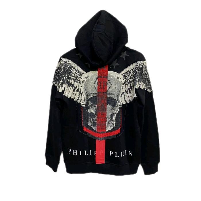 hoodie Philipp Plein zipper Pria Unisex