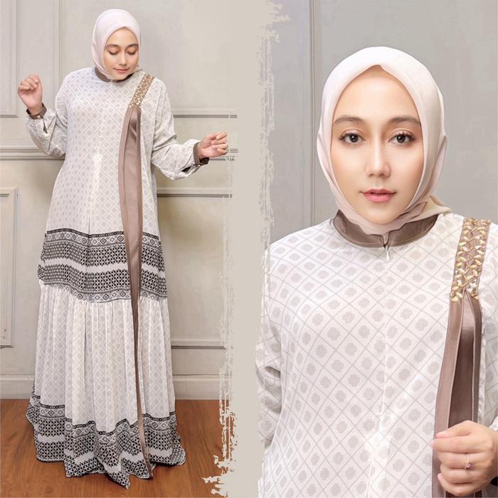 DISKON%- SHERINA DRESS Bahan Ceruty kombinasi Silk sutra ori premium variasi payet halus lembut nyam