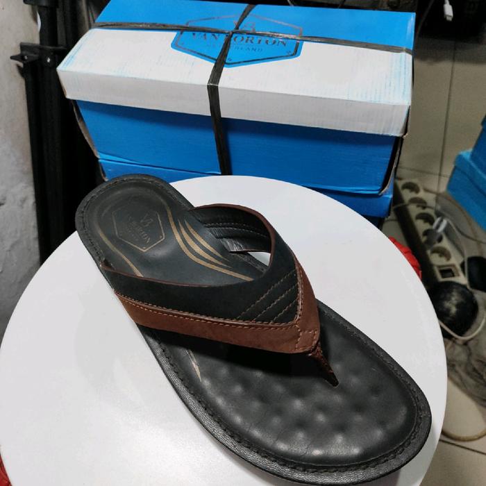 Sandal Kulit Pria Van Borton 3578