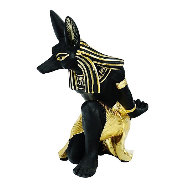 Resin Anubis God Wine Rack Figurines Modern Egypt Dog Miniatures