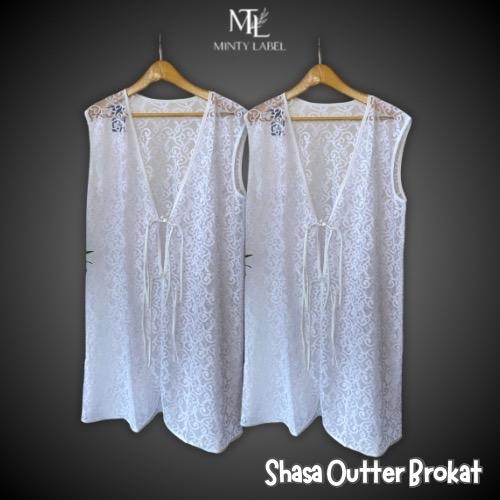 Shasa Outter Brokat // luaran baju wanita