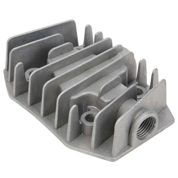 Air Compressor Cylinder Head G1/2in Thread Cast Aluminum Cooling
