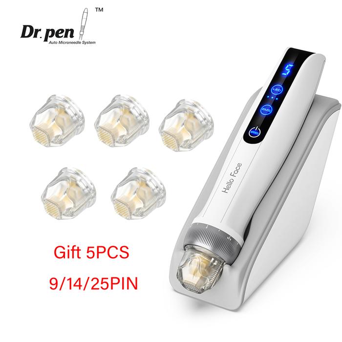 Dr Pen Q2 4 in 1 EMS Electroporation LED Red light Blue Light Automatic Serum Applicator Bio Pen Der