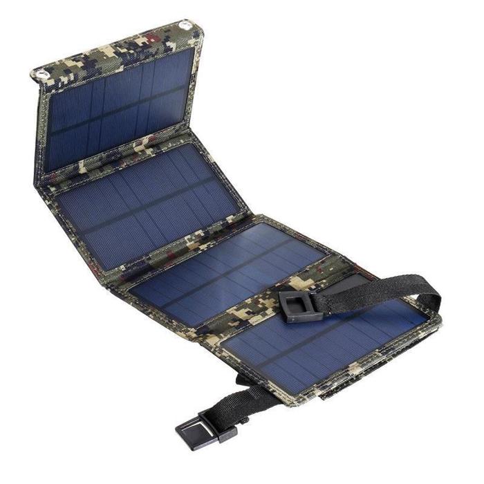 USB Solar Charger 20W Portable Solar Panel Phone Charger for iPhone