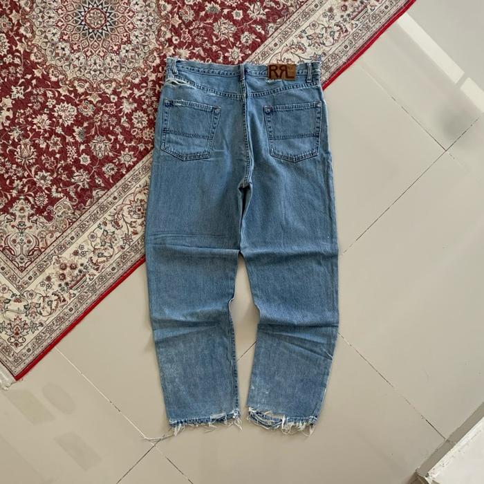 Vintage RRL Ralph Lauren Distressed Faded Jeans