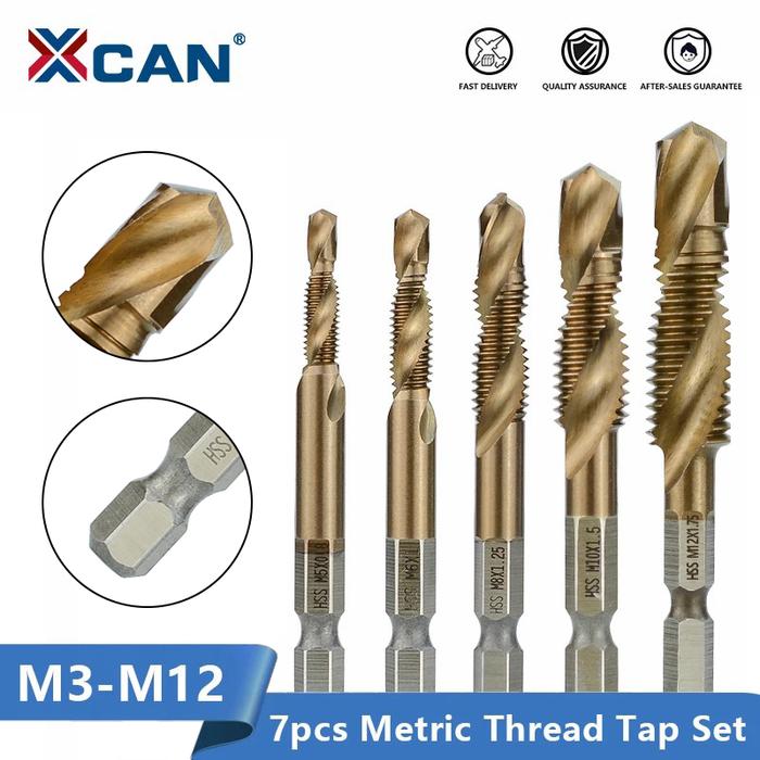 XCAN HSS4341/6542 Thread Tap Metric Tap M3 M4 M5 M6 M8 M10 M12