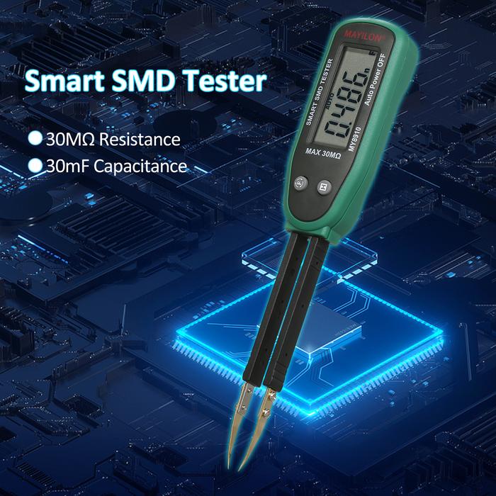 MAYILON Smart SMD Tester Testing Clips Tweezers Resistor Capacitor