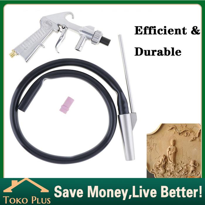 Air Sandblasting Gun Sand Blaster SandBlaster Tembakan Pasir Kaca GUN Sprayer Spray Pasir