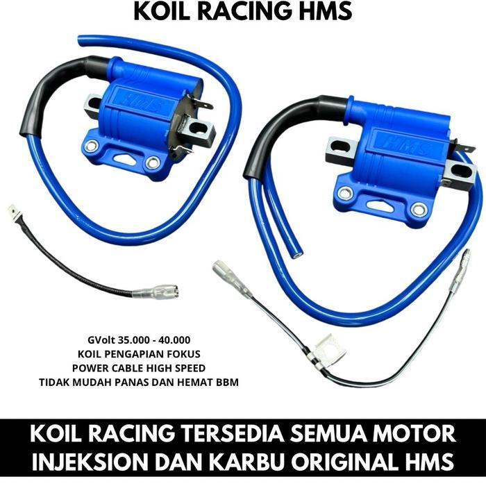 KOIL COIL HMS RACING ORIGINAL BUAT MOTOR NINJA RR R SATRIA FU SONIC CB 150 R MIO MIO J M3 FINO VARIO